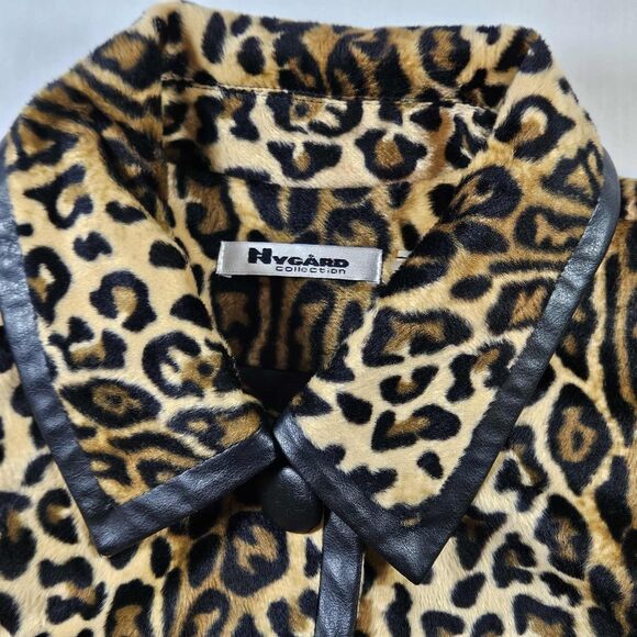 Nygard Collection Women's Leopard Print Jacket Coat Lined Size 8 - Picture 10 of 11
